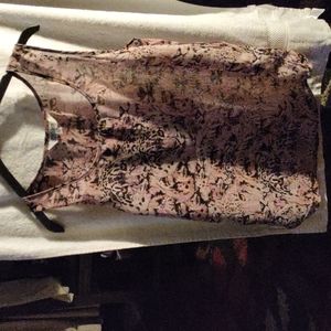 Tramp sheer tank top